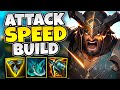 Tryndamere swings his right arm so fast its invisible full attack speed build
