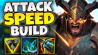 Tryndamere Swings His Right Arm So Fast It's Invisible (FULL ATTACK SPEED BUILD)