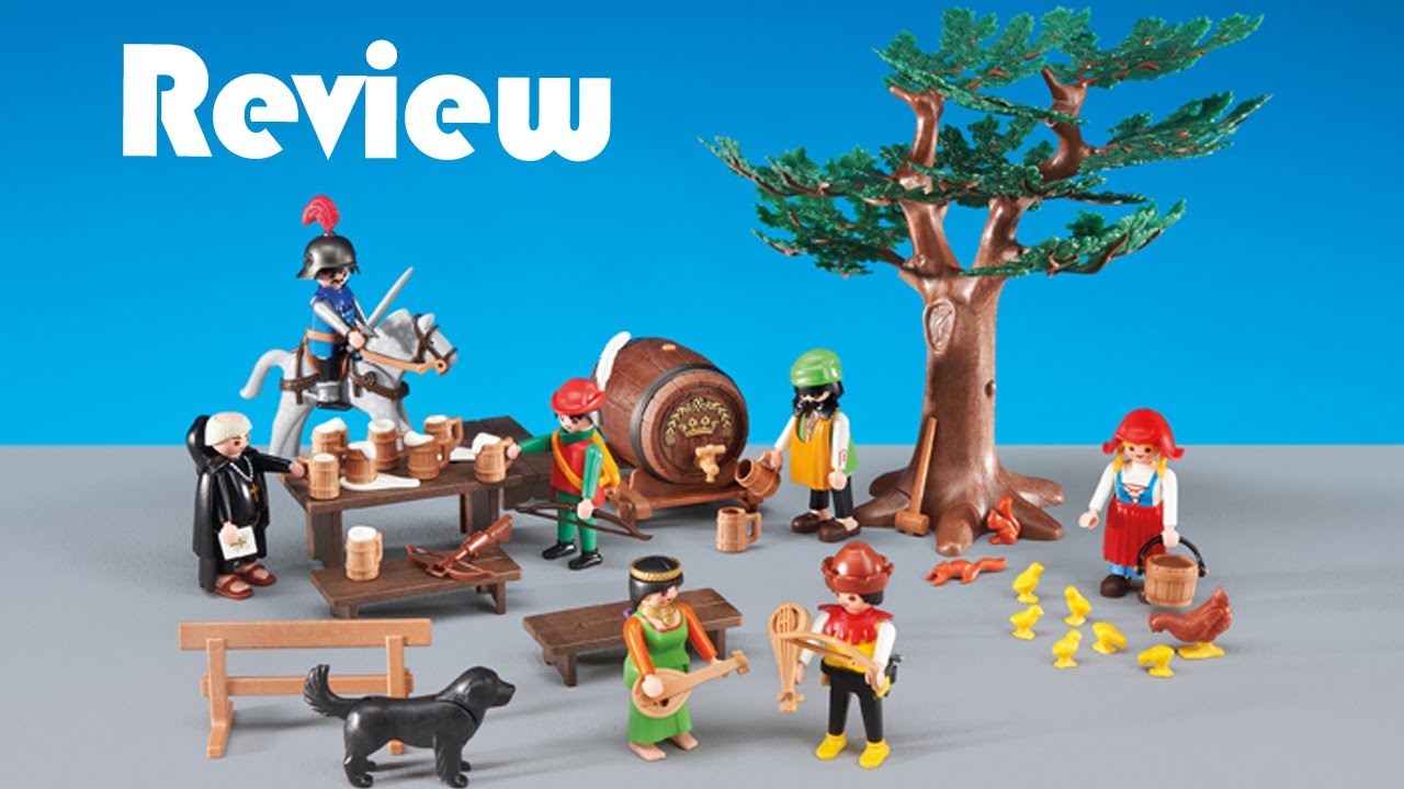 Ancien Playmobil Grand Set 3627 – Fête Médiévale (Complet Et En Bon état)
