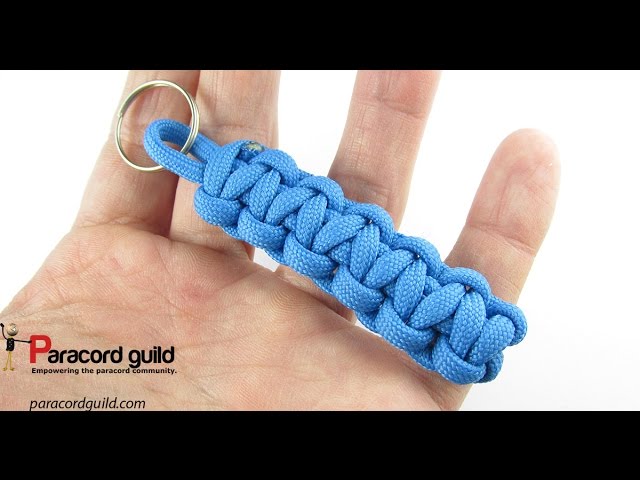 How to make a simple paracord keychain 