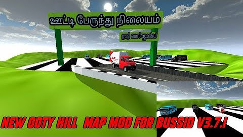 NEW Ooty hill map mod for BUSSID v3.7.1