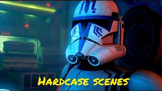 All clone trooper Hardcase scenes - The Clone Wars