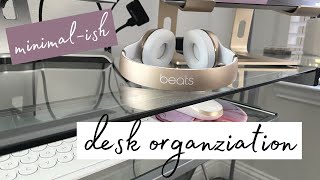 Back to School: Desk Organization | Minimalist Desk Set Up | This and Nat