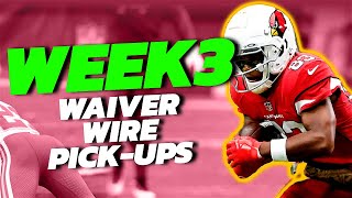 Week 3 Waiver Wire Pick Ups | 2022 Fantasy Football