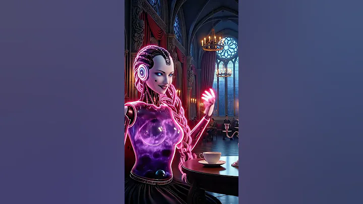 Uncanny AI: This glowing futuristic robot will mesmerize #shorts #cyberpunk #future #mustwatch #tec