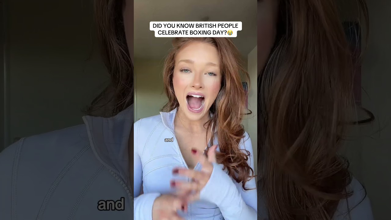 DID YOU KNOW BRITISH PEOPLE CELEBRATE BOXING DAY?  #fyp #boxingday #british #england #meme