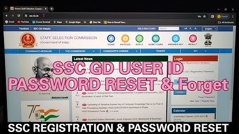 ssc registration number and password reset | SSC GD forget password | #ssc #sscgd #forget #password