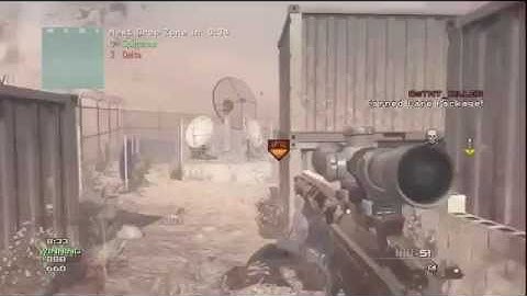 MW3 INSANE C4 SNIPER SHOT TRIPLE