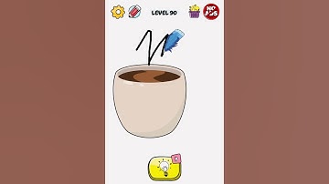 Braindom 🧠 draw puzzle. 🤔 Level 90#braingames #shorts