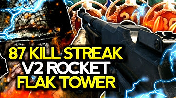 INSANE 87 KILL STREAK, (99-1 GAMEPLAY) & V2 ROCKET) ON FLAK TOWERT