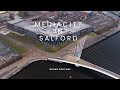 Mediacity in salford and itv studios  drone footage