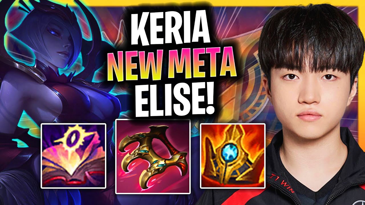 KERIA CRAZY NEW META ELISE! *NEW NOXUS SEASON* | T1 Keria Plays Elise Support vs Pyke!  Season 2025