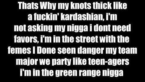 Lil Wayne ft J Cole Green Ranger Lyrics On Screen