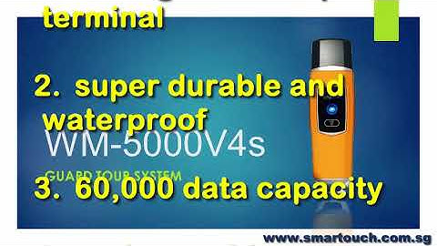 Guard Tour System Singapore : WM-5000V4s Features