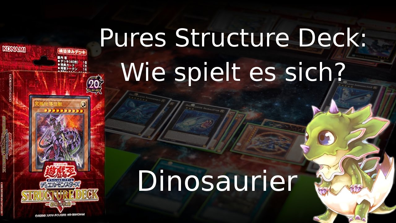 Dinosaurier Structure Deck: Wie spielt es sich? | Tyranno's Rage ...