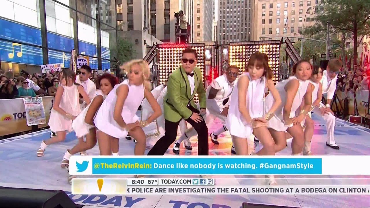 HD Live "PSY - Gangnam Style" (강남스타일) on NBC's Today Show Sep. 14th 2012