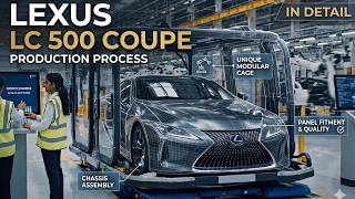Watch the Lexus LC 500 Coupe Production Process in Detail #LexusLC500 #CarManufacturing #lexus