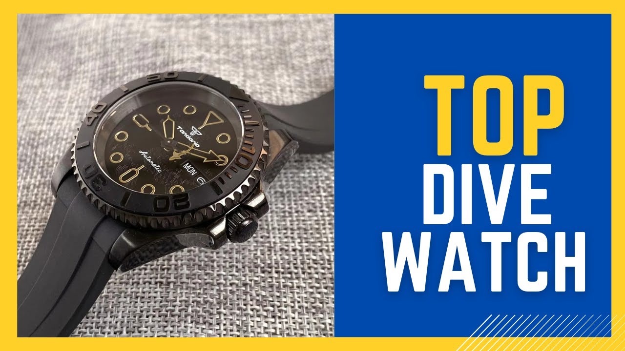 Best Dive Watch |Tandorio Dragon Dial black Diving Watch Sapphire Review in 2025