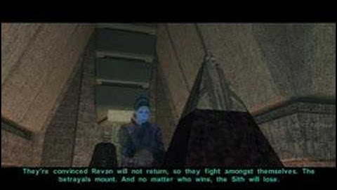 Bastila in KOTOR II: TSL if Revan is Set to Dark Side