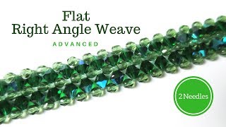 2 Needle Flat Right Angle Weave | Advanced | Collab. Eurocommerciale