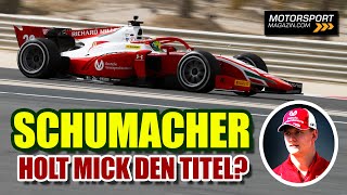 Mick Schumacher vor Formel-1-Aufstieg: "Müssen im Titelkampf smart sein"