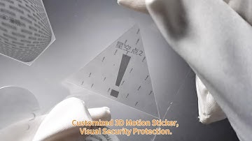 Customized 3D Motion Visual Anti-counterfeiting Sticker
