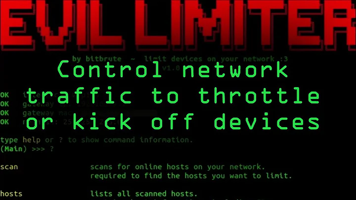 Take Control of Network Traffic with Evil Limiter [Tutorial]