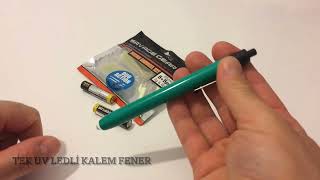 Tek UV ledli kalem fener ve uv duyarlı silikon sahte yem. screenshot 2