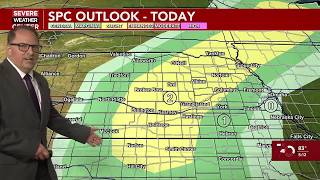 The pattern continues with more rounds of strong to severe storms into the weekend - clipped vers...