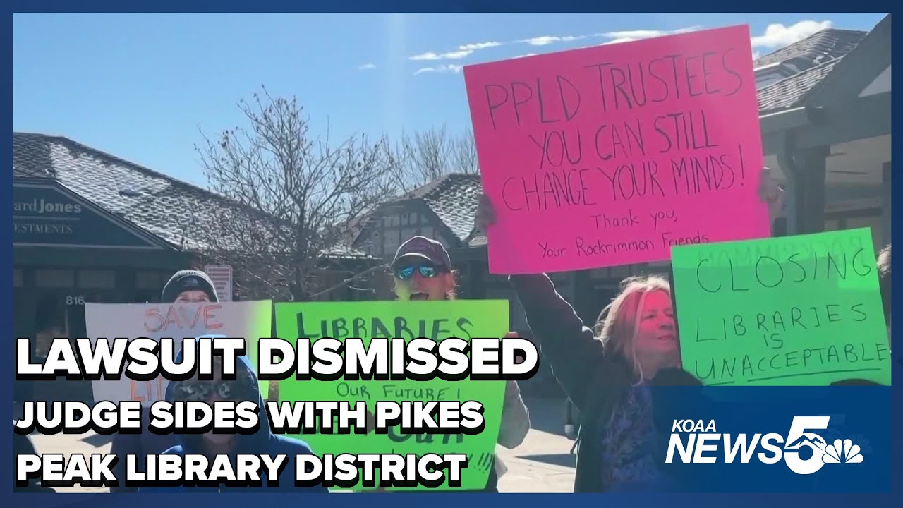 Lawsuit Against Pikes Peak Library District Dismissed