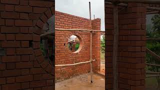 undercontruction Farm house at Nagpur #construction #architecture #exposedbrick #sustainability