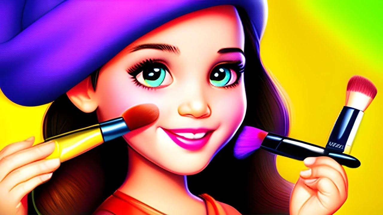 Hanna's Makeup Studio Makeup animation cartoon makeup Girl makeup