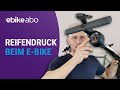 So findest du den richtigen Reifendruck beim E-Bike!