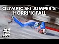 Ski jumper danielandre tande crash  new york post sports