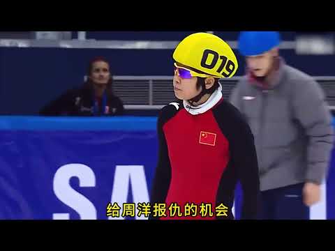 面对韩国选手的黑手，王濛用绝对的实力教对方做人！ #体育 #短道速滑 #王濛 #冠军