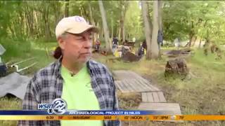 Archaeologists in Niles dig 300 years into the past