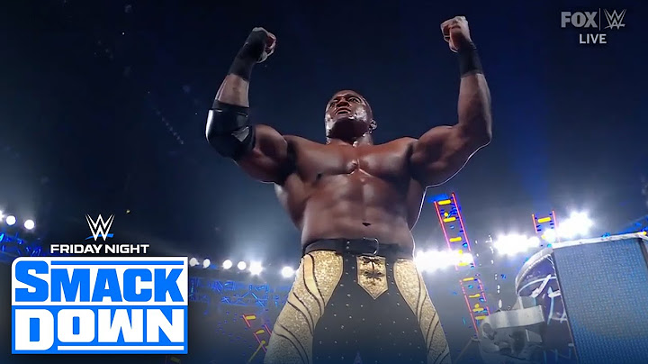 Butch smacks Bobby Lashley across the face to spark one-on-one match on SmackDown | WWE on FOX