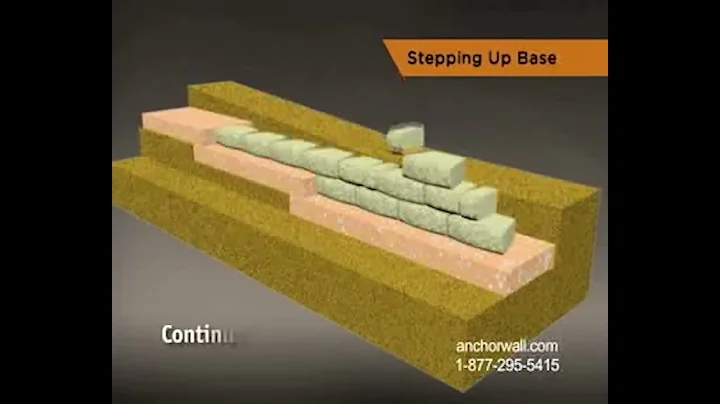 How to Create a Stepped Base for a Sloped Retaining Wall