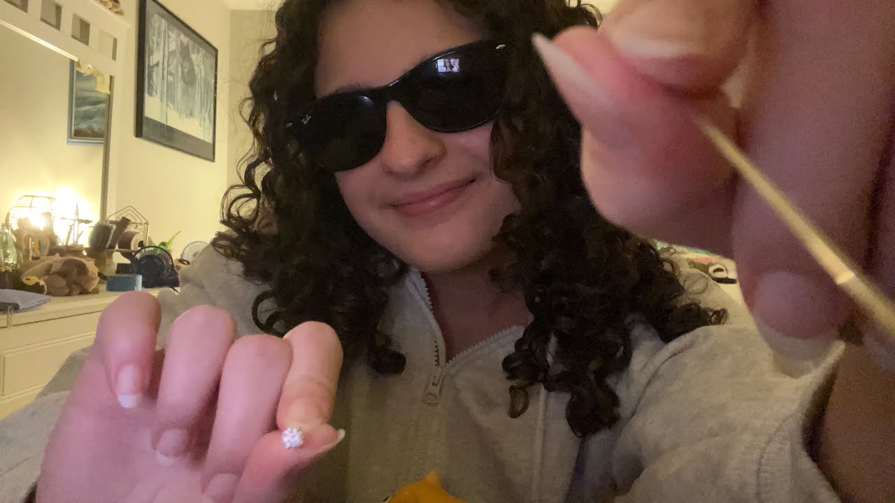 ASMR Piercing Your Ears (lofi, soft spoken)