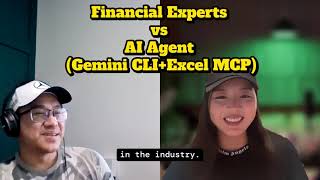 Financial Expert vs AI Agent (Gemini CLI + Excel MCP)