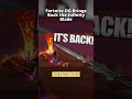 Fortnite OG brings back the Infinity Blade after Unvaulting vote