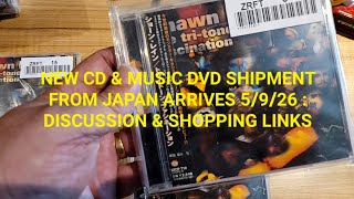 NEW CD & MUSIC DVD SHIPMENT FROM JAPAN ARRIVES 5/9/26 : DISCUSSION