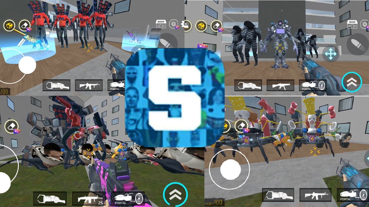 Nextbots In Playground Mod New Update 2.3.4 New Skibid vs DrilMan Update