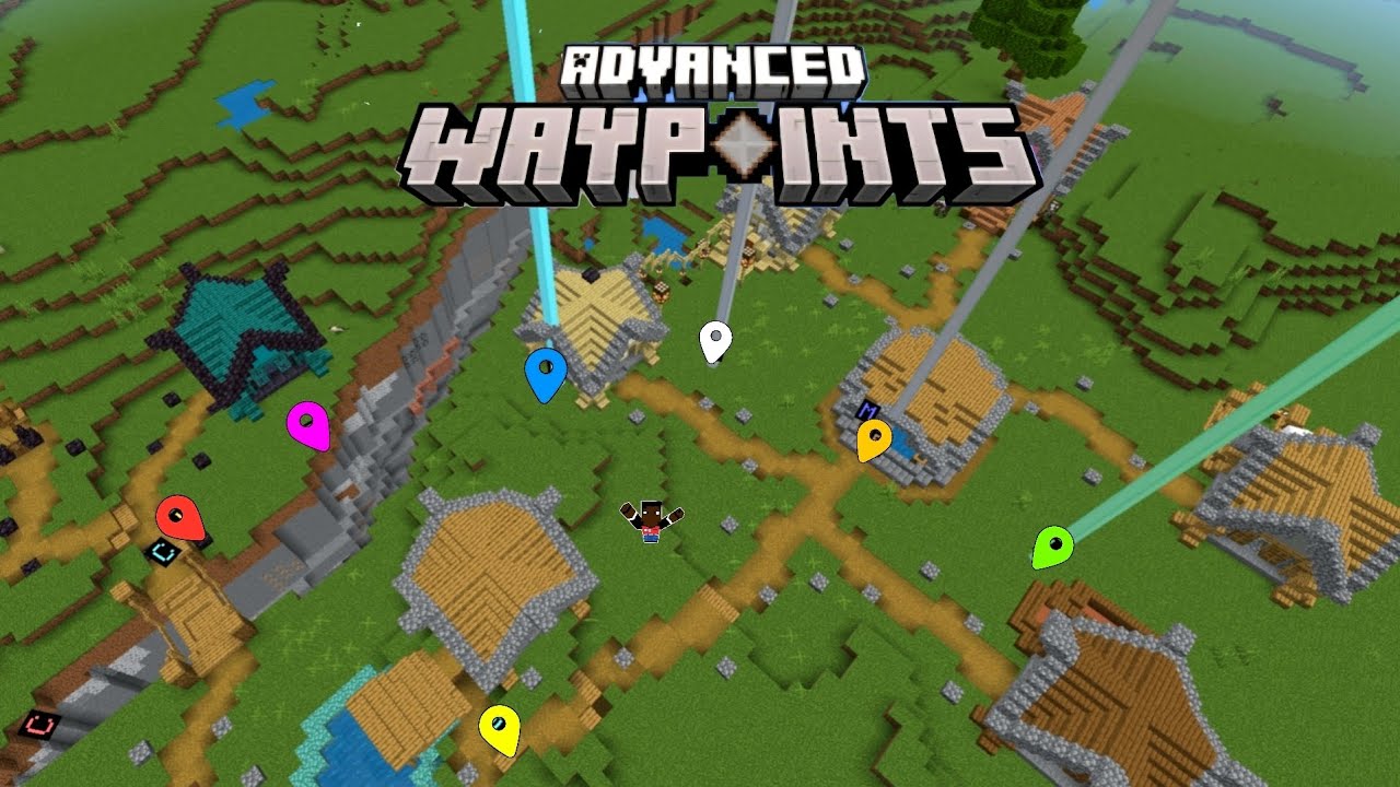 ESSE É O MELHOR ADDON DE WAYPOINTS PARA O SEU MINECRAFT BEDROCK - YouTube