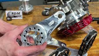 RDM Pedal Cranks Short bicycle parts gas bike E-bike mid drive. New product.