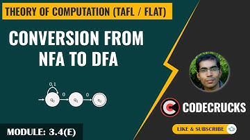 042 - Conversion of NFA to DFA - Example 5 | TOC by Mahesh Goyani | CodeCrucks