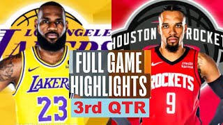 Los Angeles Lakers vs. Houston Rockets Highlights HD 3rd-QTR | 19, 2023 NBA Regular Season