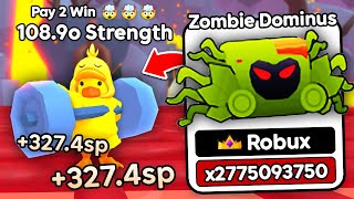 I Got $39,000 Robux Pet With INSANE STRENGTH Stats in Arm Wrestling Simulator!
