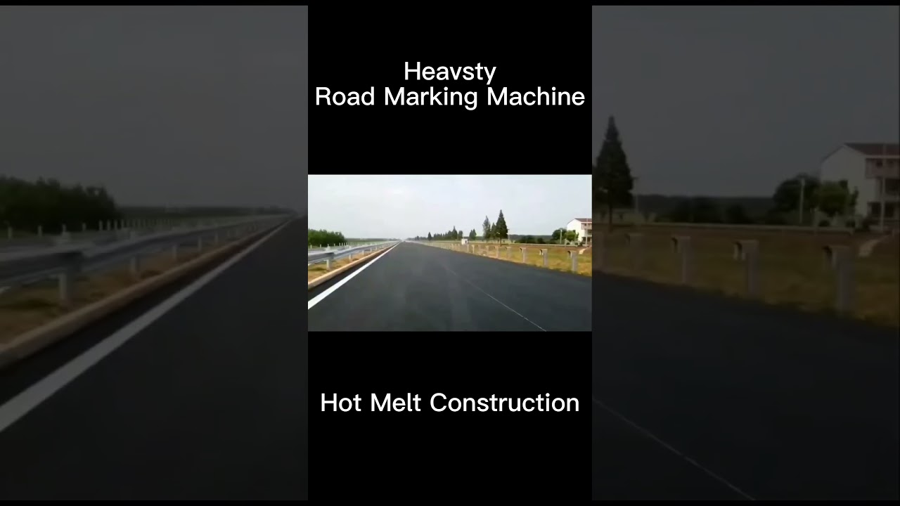 How to construct hot-melt road markings？Thermoplastic Road Marking Construction