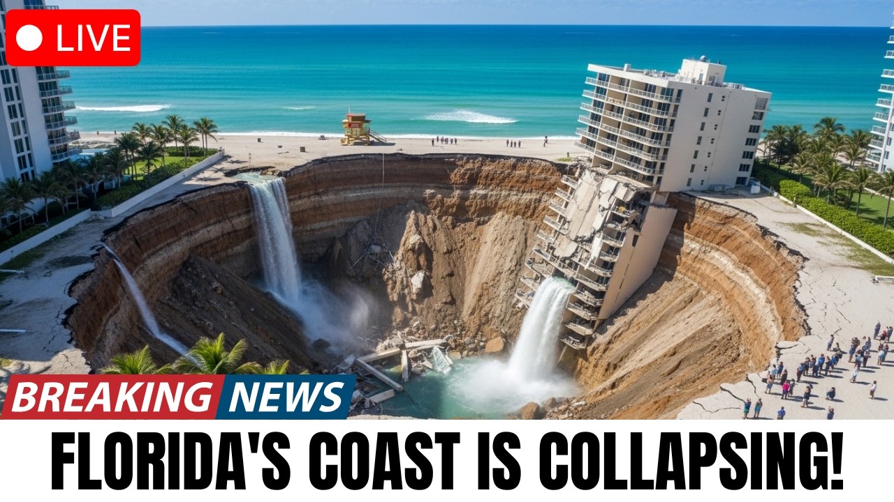 Florida’s Coast Is Collapsing in Real Time — Massive Sinkholes Linked to Rapid Limestone Failure